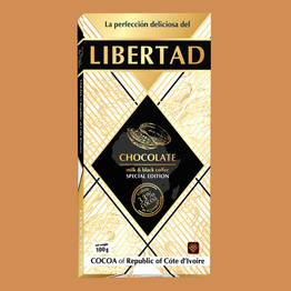 Либертад Шоколад молочный с кофе   