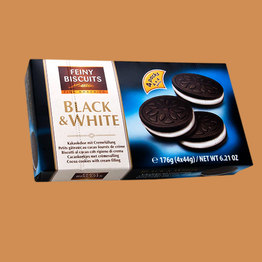 Feiny Biscuits Печенье Белое и Черное (Black & White)